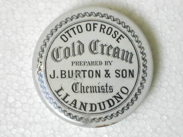 J. Burton & Son, Llandudno, Otto of Rose Cold Cream